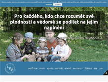 Tablet Screenshot of lpp.cz
